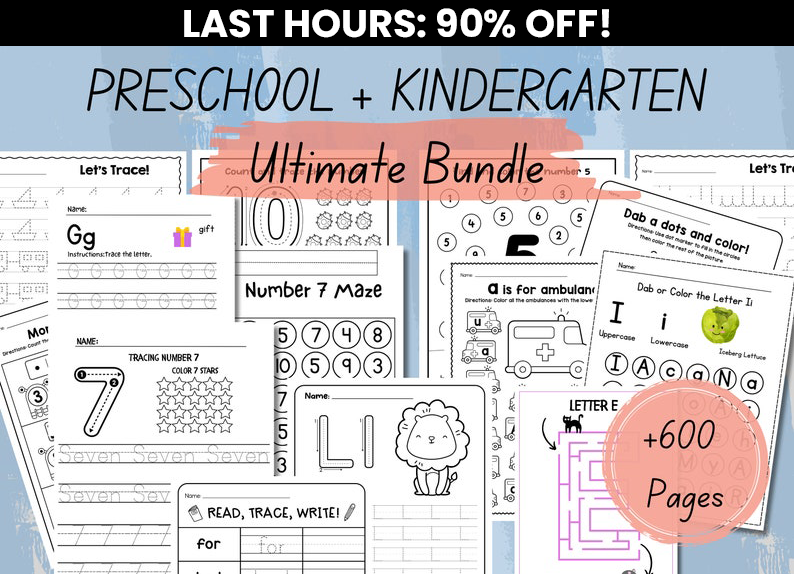 The All-Inclusive Preschool Bundle (90% OFF)