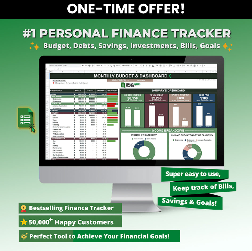 The Ultimate Personal Finance Tracker (90% OFF)